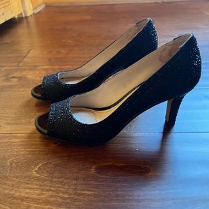 Sparkly Black Alex Marie High Heels